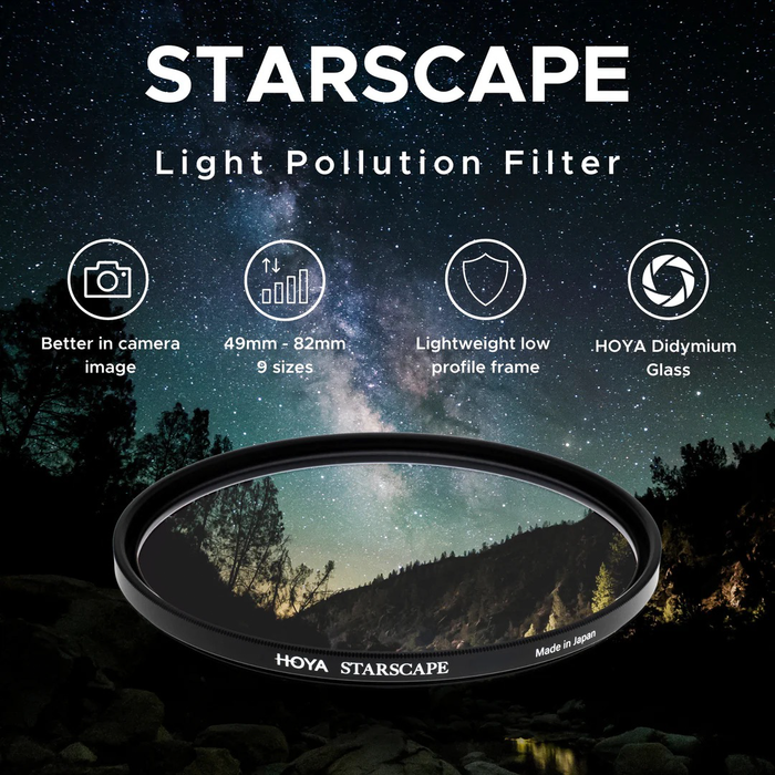 Hoya 72mm Starscape Light Pollution Astrophotography Filter