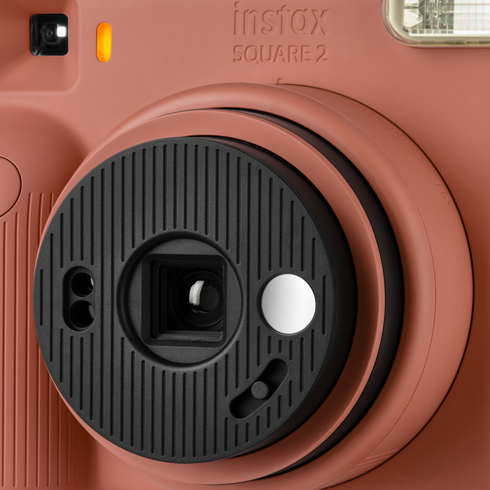 Fujifilm Instax SQUARE 2 Instant Film Camera - Brick Red