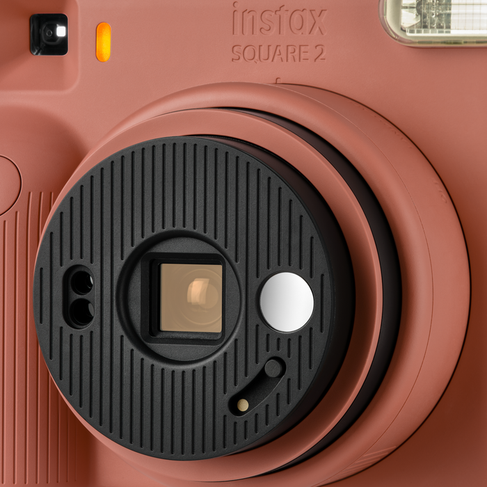 Fujifilm Instax SQUARE 2 Instant Film Camera - Brick Red