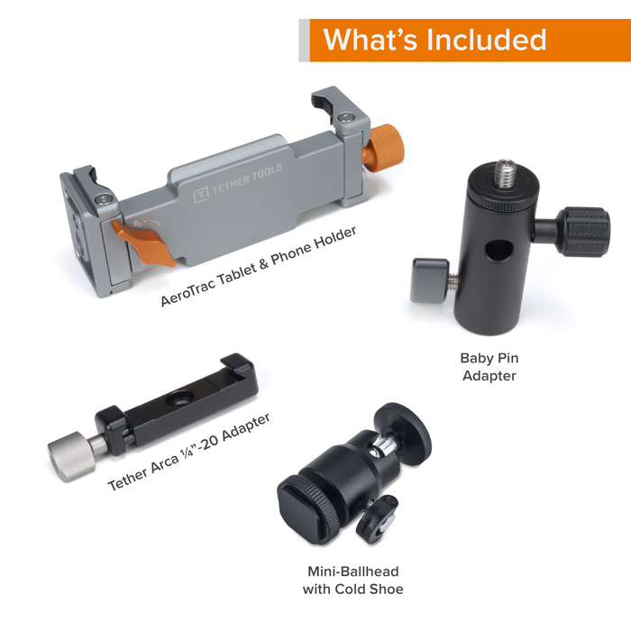 Tether Tools AeroTrac Tablet & Phone Mounting System