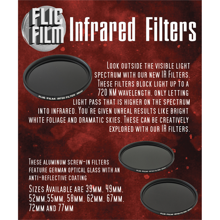 Flic Film 52mm Infrared 720NM Filter