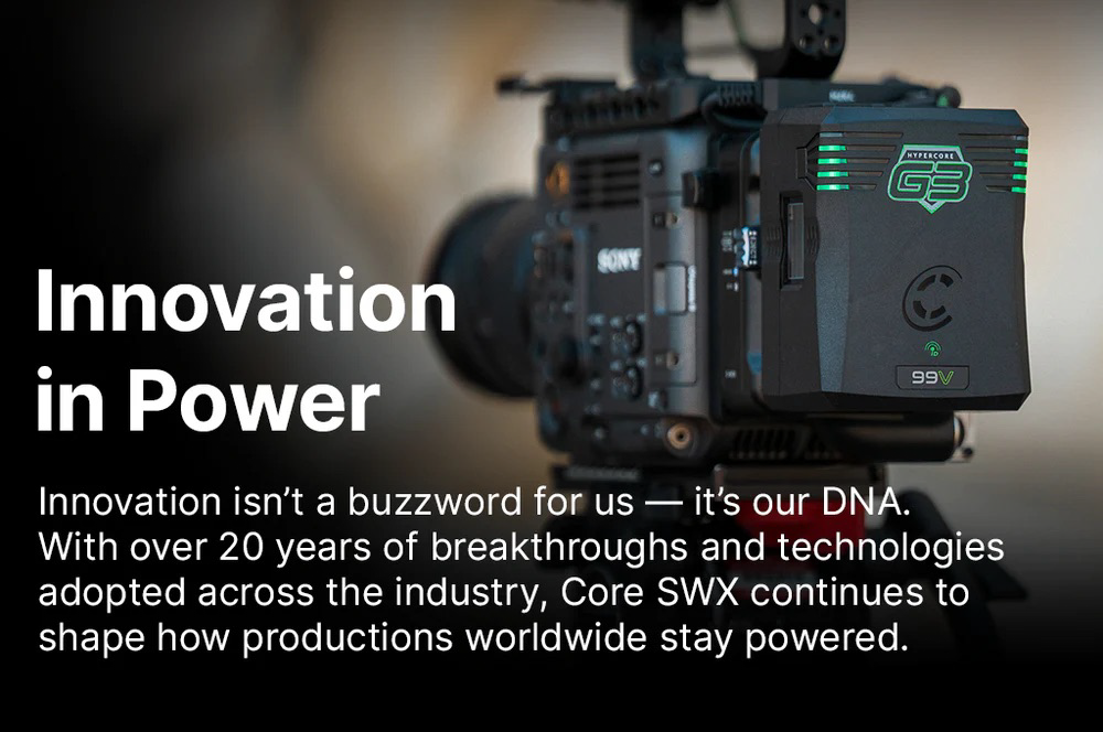 Core SWX X4S Compact Upright Travel Quad Charger - V-Mount