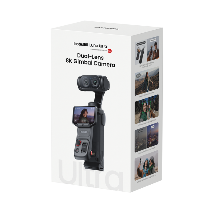 Insta360 Luna Ultra 8K Gimbal Camera Creator Bundle - Cosmic Black