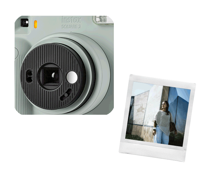Fujifilm Instax SQUARE 2 Instant Film Camera - Slate Blue
