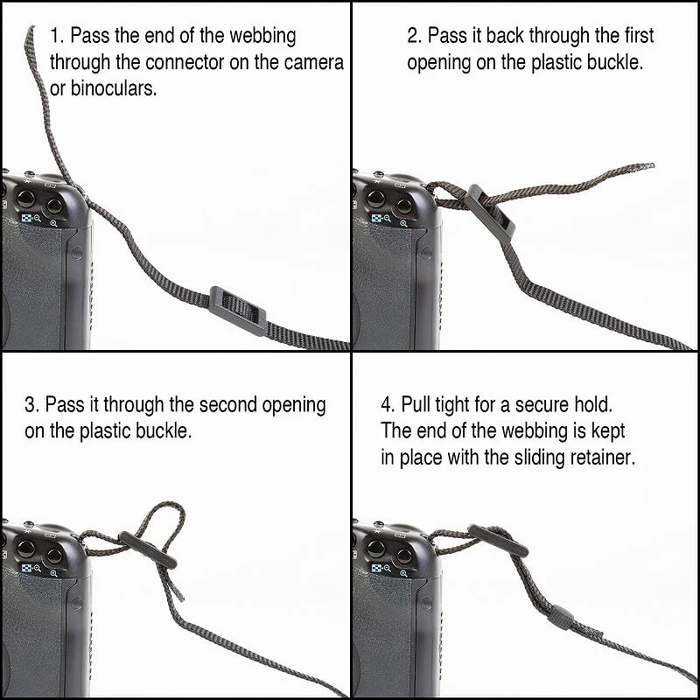 OP/TECH USA E-Z Comfort Strap with 3/8" Connector, 22-44" - Steel