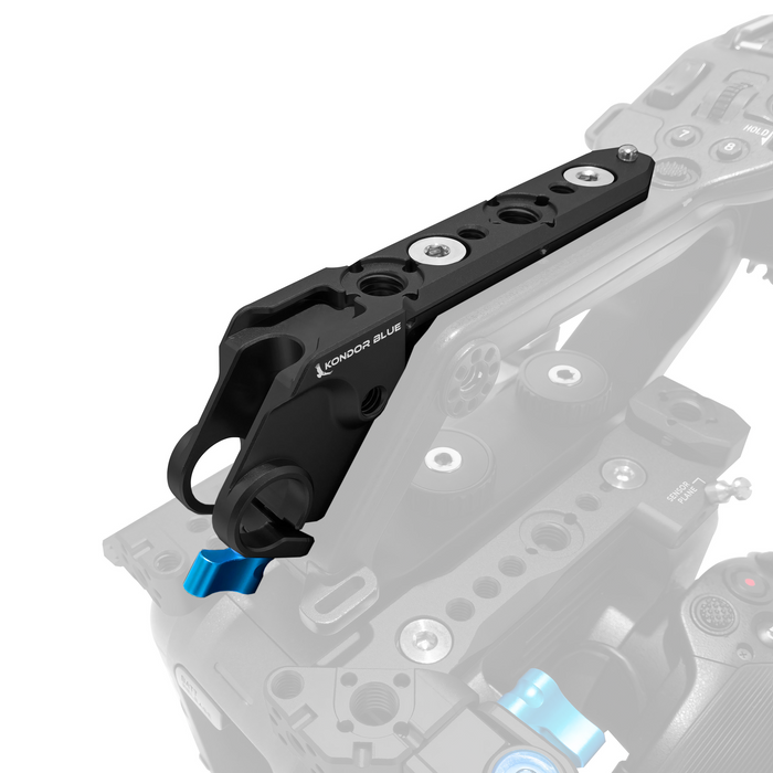 Kondor Blue XLR Handle Extension for Sony FX6 - Raven Black