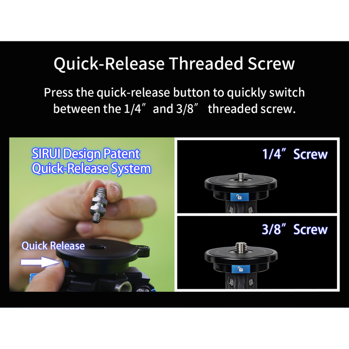 Sirui ST-224 Carbon Fiber Tripod with KS-40 Ball Head