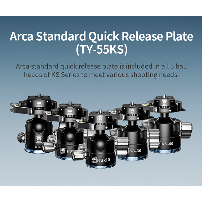 Sirui ST-124 Carbon Fiber Tripod with KS-30 Ball Head