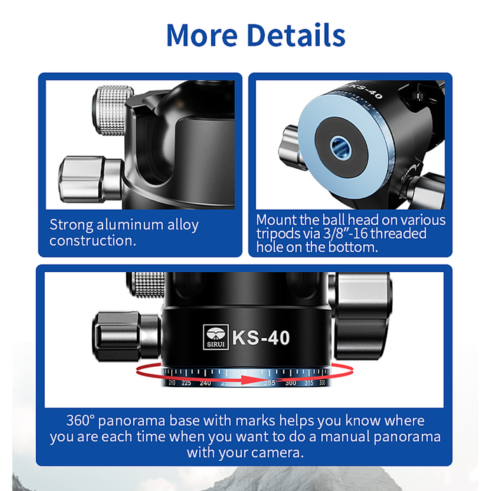 Sirui KS-5 Quick Release Ball Head