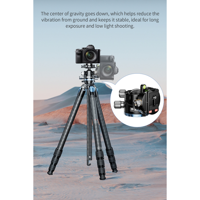 Sirui ST-224 Carbon Fiber Tripod with KS-40 Ball Head
