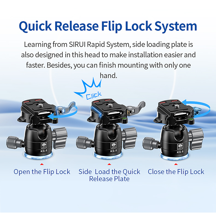 Sirui KS-5 Quick Release Ball Head