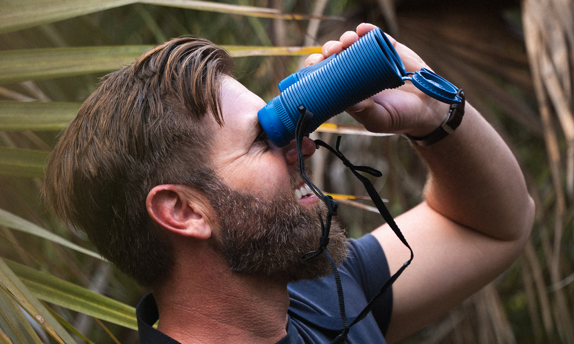 Nocs Provisions Field Issue 8x42 Binoculars - Eddy Blue