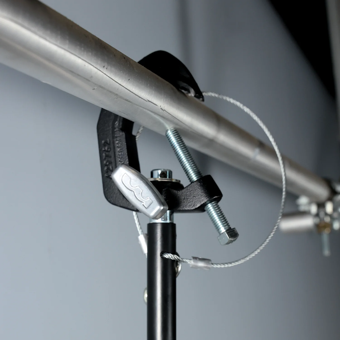 Matthews Lightweight Telescoping Hanger with Pipe Clamp 1.5' to 3'