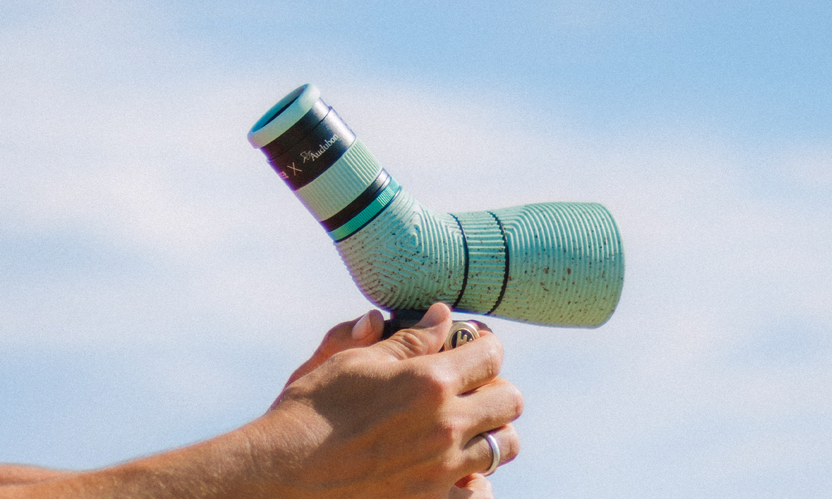 Nocs Provisions x Audubon Lite View Issue 9-27x56 Spotting Scope Bundle with Strap - Audubon Florida Scrub Jay (Limited-Edition)