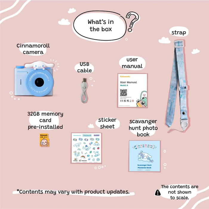Kidamento Model A Mini Digital Camera for Kids - Cinnamoroll