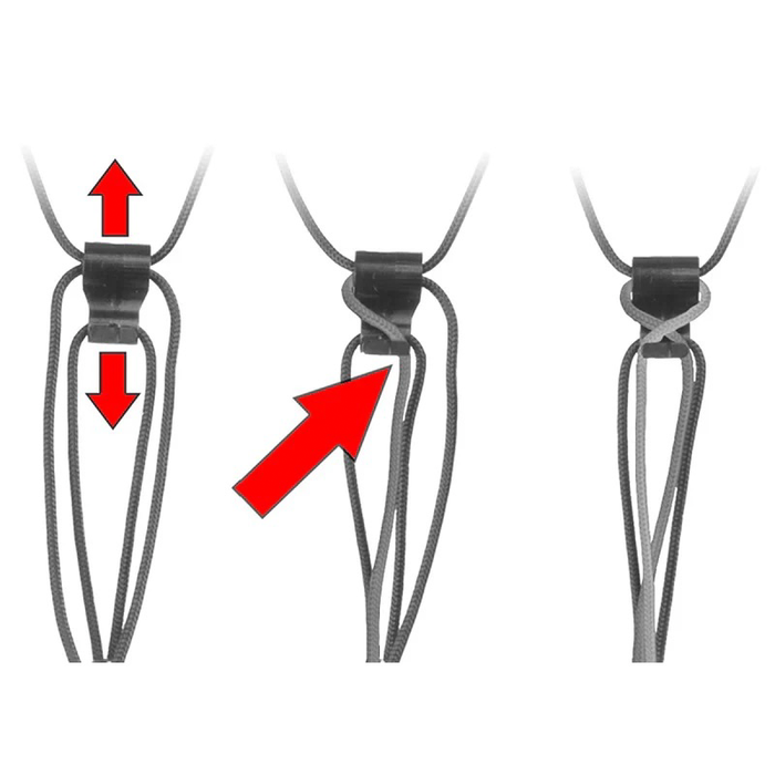 OP/TECH USA Mini Loop Strap with 1.5mm Mini Quick Disconnect Connector, 19-26.5" - Black