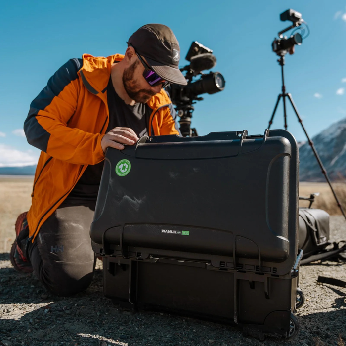 Nanuk R 935 Wheeled Pro Photo Kit Protective Case with Padded Dividers & Lid Organizer - Black