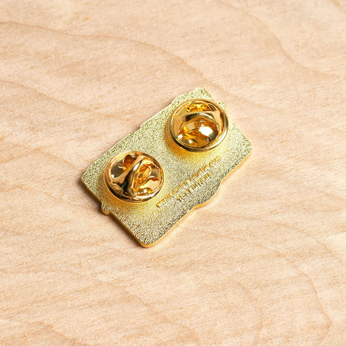 Rangefinder Camera #5 Gold Pin