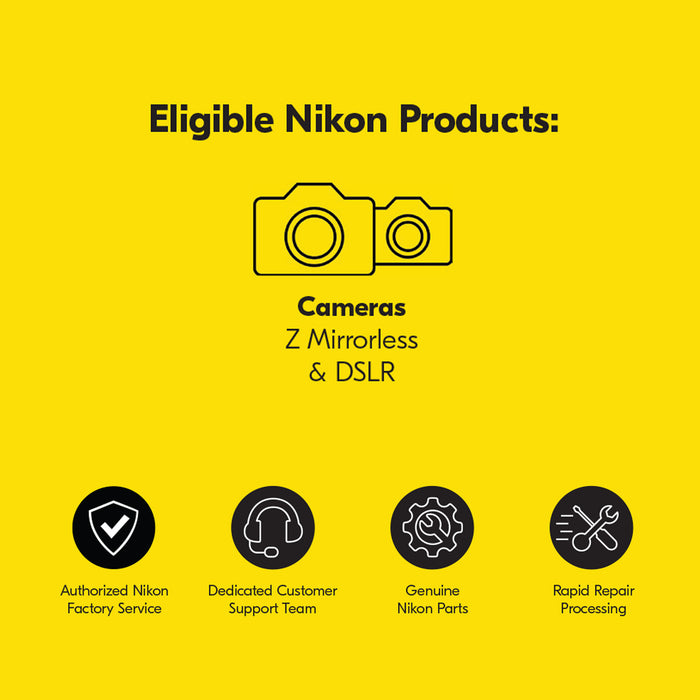 Nikon Care+ 3 Year Protection Plan for DSLR & Mirrorless Cameras ($3001-3500)