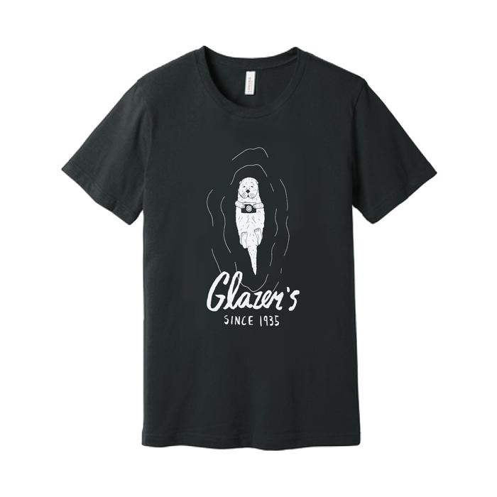 Glazer's Otter Camera T-Shirt Vintage Black - Medium