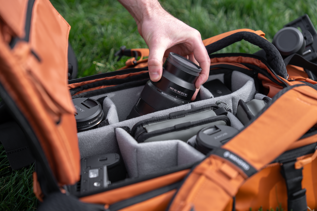 Wandrd PRVKE Photo Bundle 31L Backpack V4 - Sedona Orange