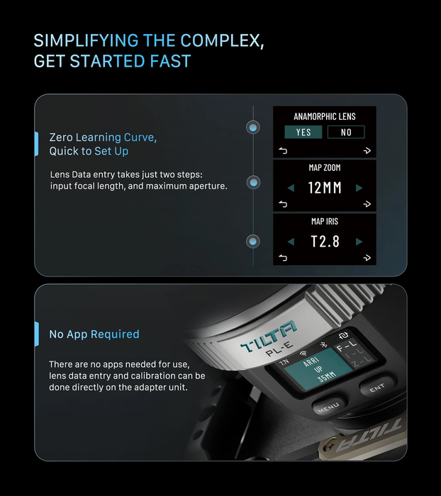 Tilta Nucleus Auto Focus Adapter Dual Nano II Motor Kit (Sony E to ARRI PL)
