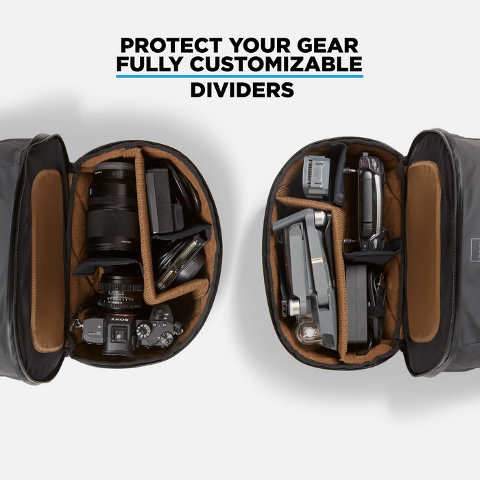 Nomatic McKinnon 21L Camera Cube Pack & Convertible Backpack - Black