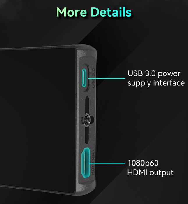 Portkeys PT5 III 5.4" 4K HDMI Touchscreen Monitor with 3D LUT Support