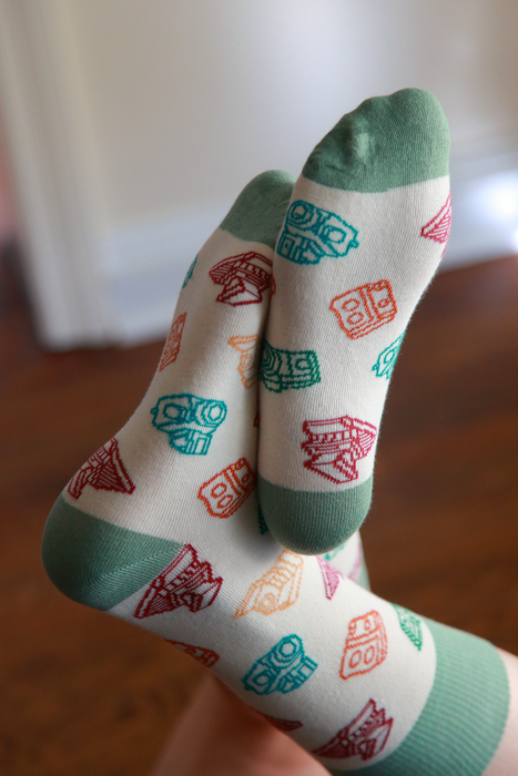 Cameras Socks - Natural