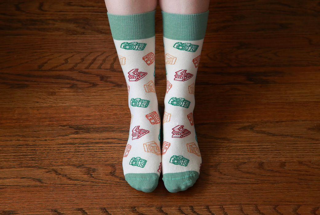 Cameras Socks - Natural