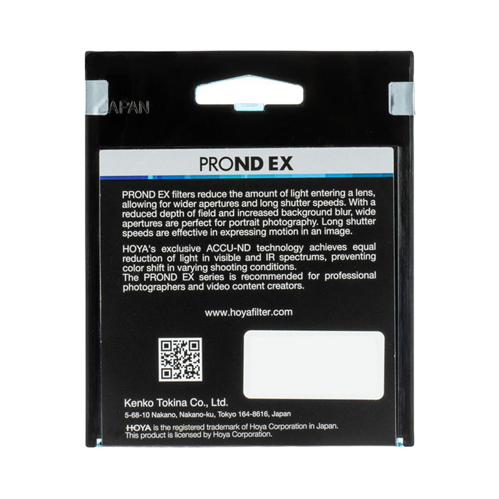 Hoya 67mm ProND EX 1000 Neutral Density 3.0 10-Stop Filter