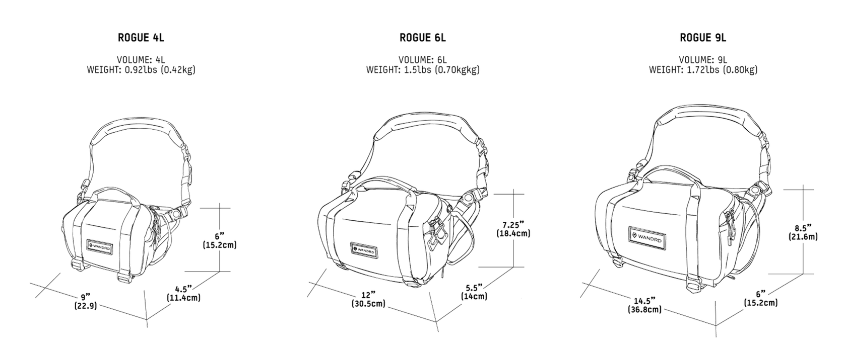 Wandrd Rogue 9L Sling V2 - Yuma Tan