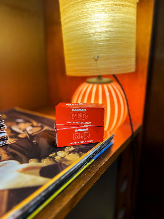 Harman Red 125 Redscale Color Negative - 120 Film, Single Roll