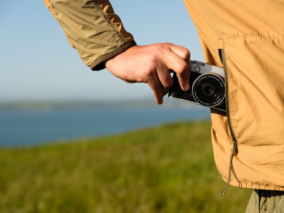 Fujifilm X-E5 Mirrorless Camera with XF 23mm f/2.8 R WR Lens - Silver