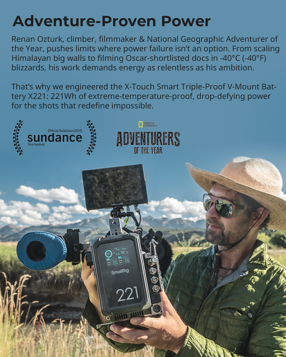 SmallRig X-Touch Smart Triple-Proof V-Mount X221 Battery