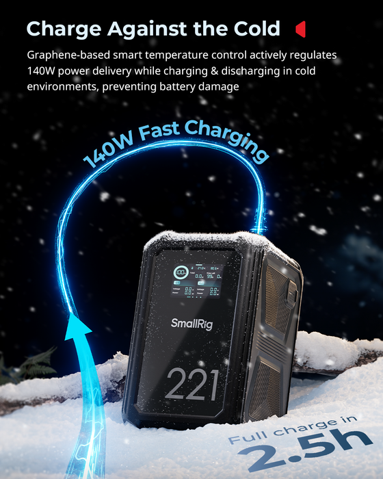SmallRig X-Touch Smart Triple-Proof V-Mount X221 Battery