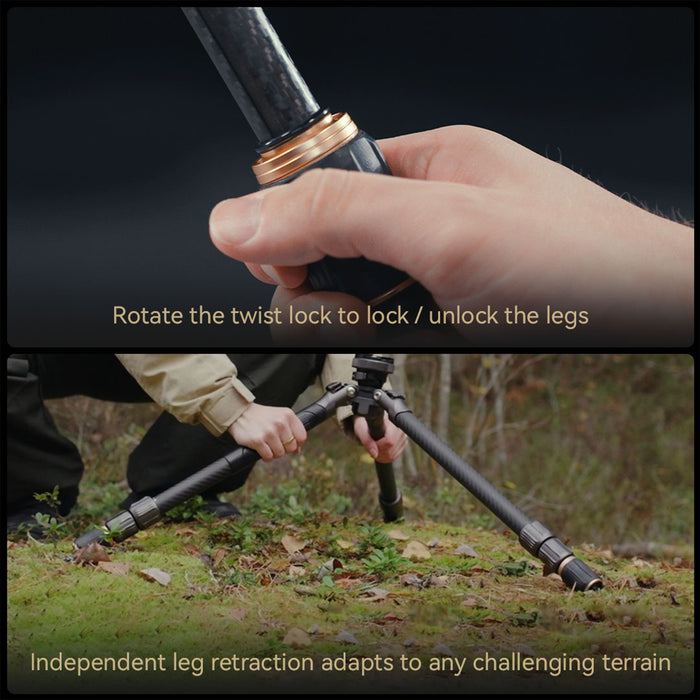SmallRig FreeRover Carbon Fiber Photo Tripod Kit AP-100
