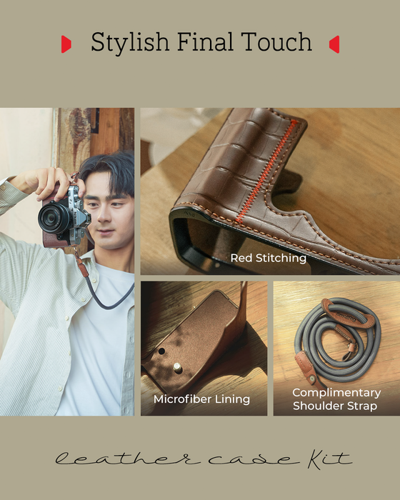 SmallRig L-Shaped Mount Plate with Silicone Handle for Nikon Z f - Silver/Black