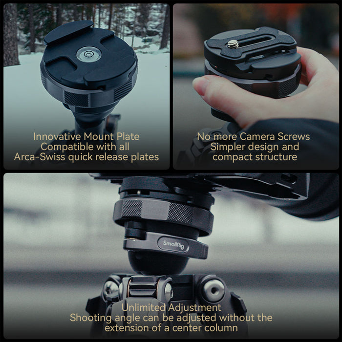 SmallRig FreeRover Carbon Fiber Photo Tripod Kit AP-100