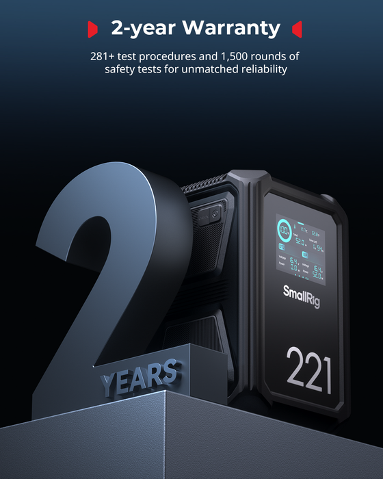SmallRig X-Touch Smart Triple-Proof V-Mount X221 Battery