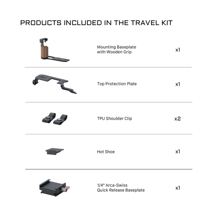 Tilta Vintage Camera Cage Travel Kit for Fujifilm GFX100RF - Black