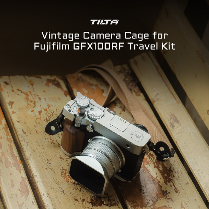Tilta Vintage Camera Cage Travel Kit for Fujifilm GFX100RF - Silver