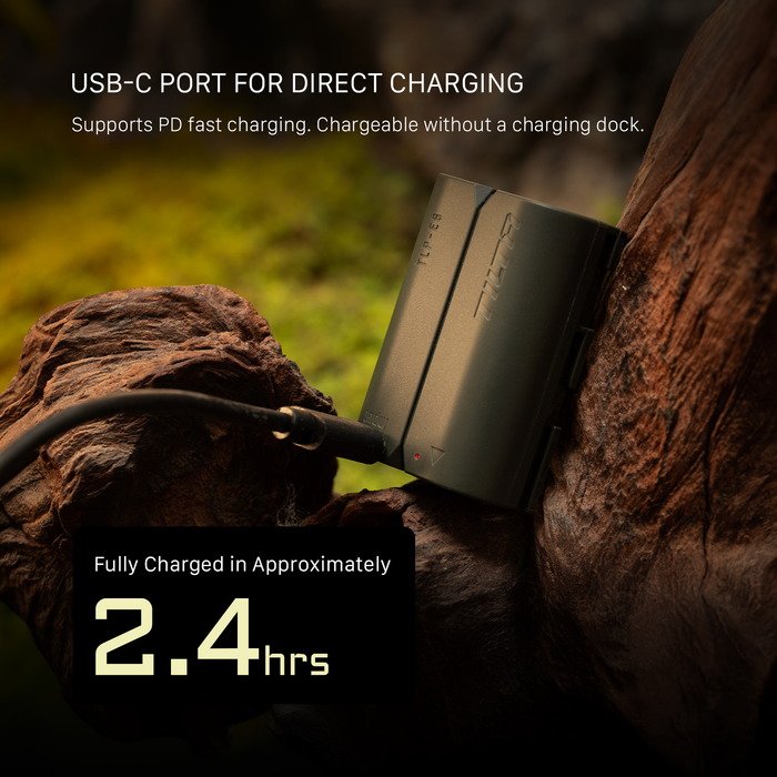 Tilta LP-E6P Battery with USB-C Input (2400mAh) for Canon Cameras - Green