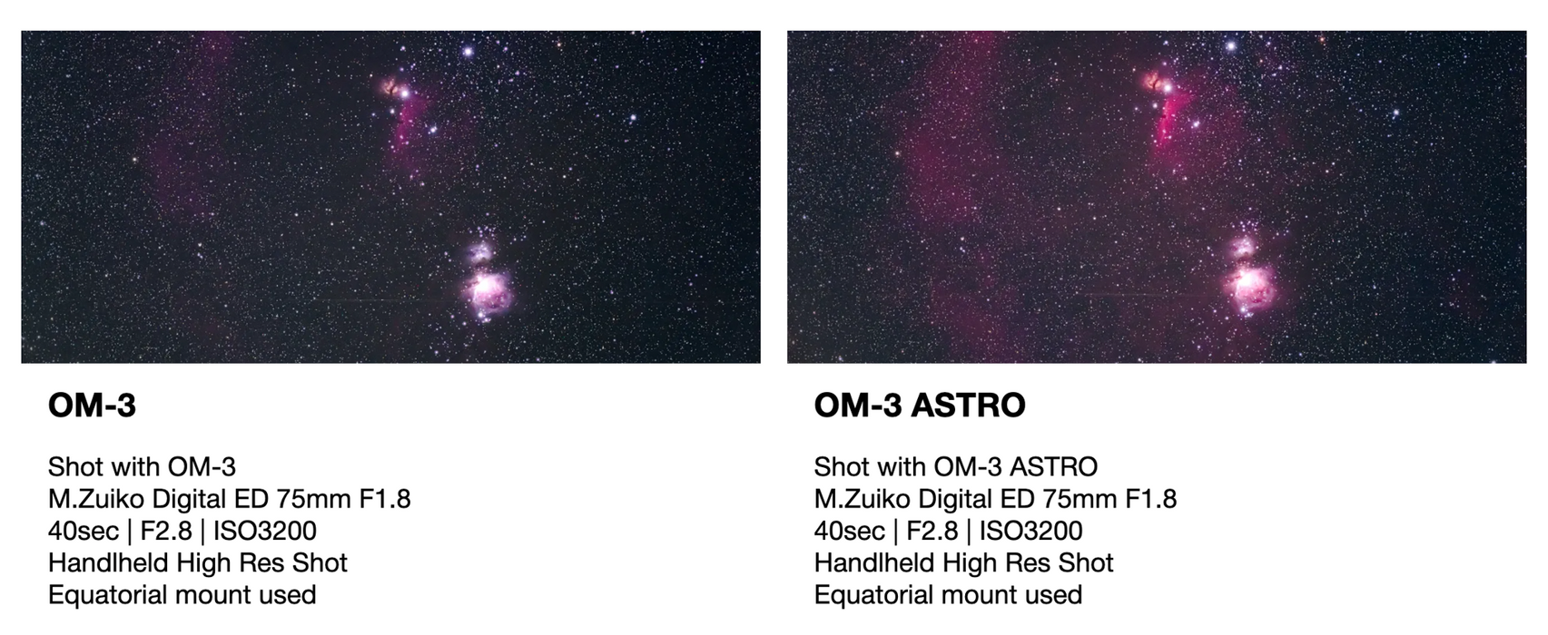 OM System OM-3 Astro Mirrorless Camera