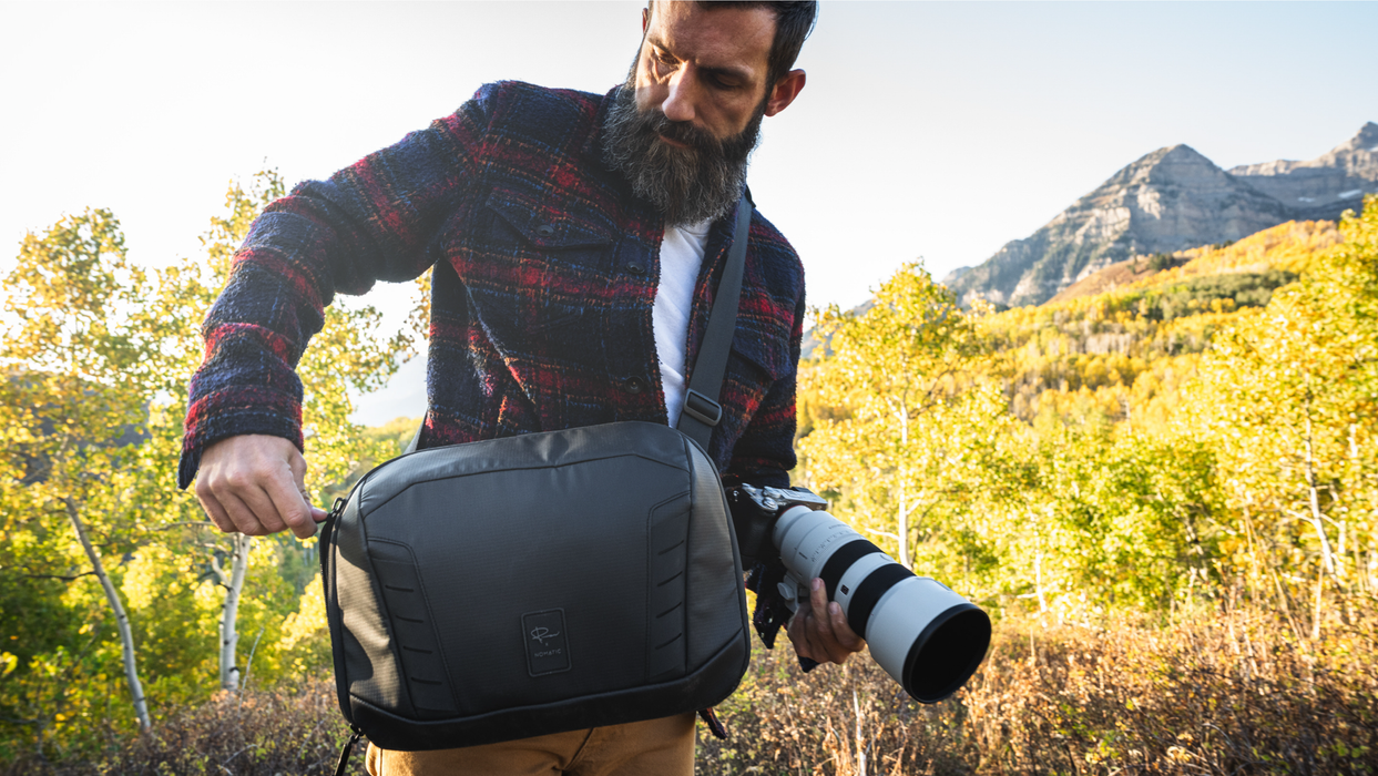 Nomatic McKinnon 13L Camera Messenger Bag - Black — Glazer's Camera Nomatic McKinnon 13L Camera Messenger Bag - Black — Glazer's Camera