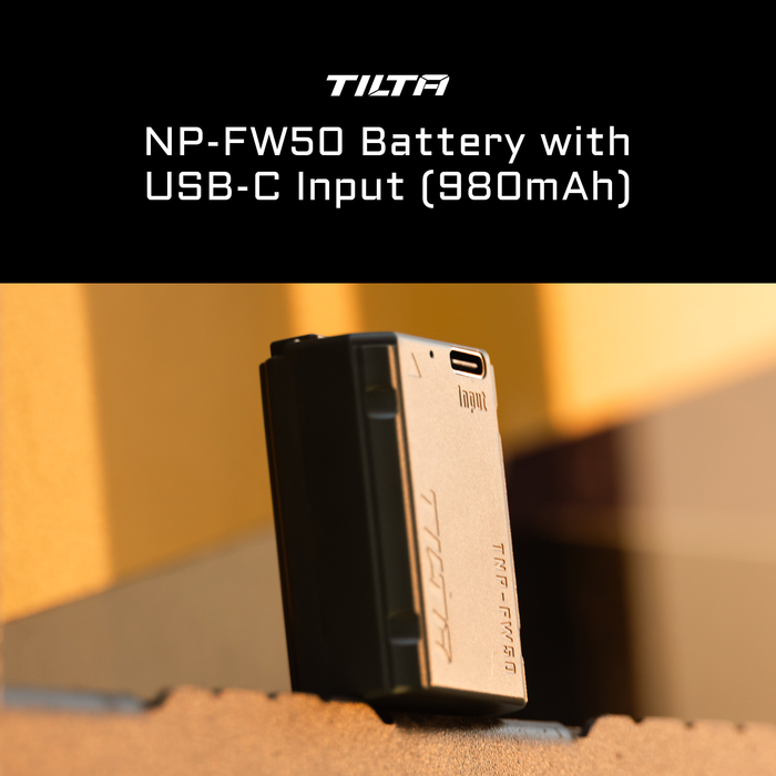 Tilta NP-FW50 Battery with USB-C Input (980mAh) - Green