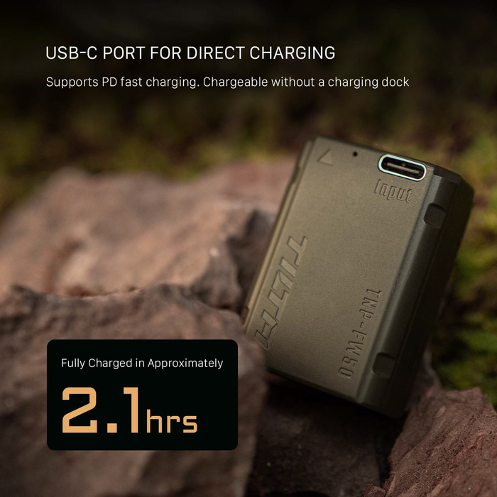 Tilta NP-FW50 Battery with USB-C Input (980mAh) - Green