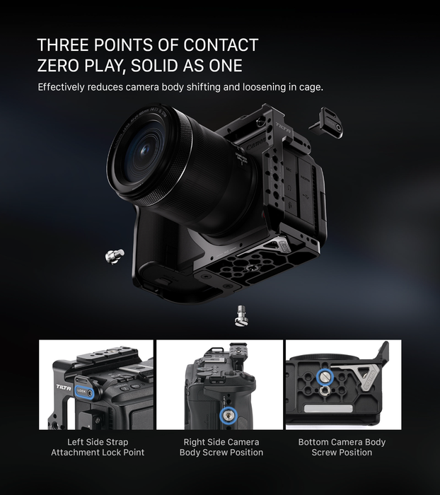 Tilta Full Camera Cage for Canon R6 V - Black