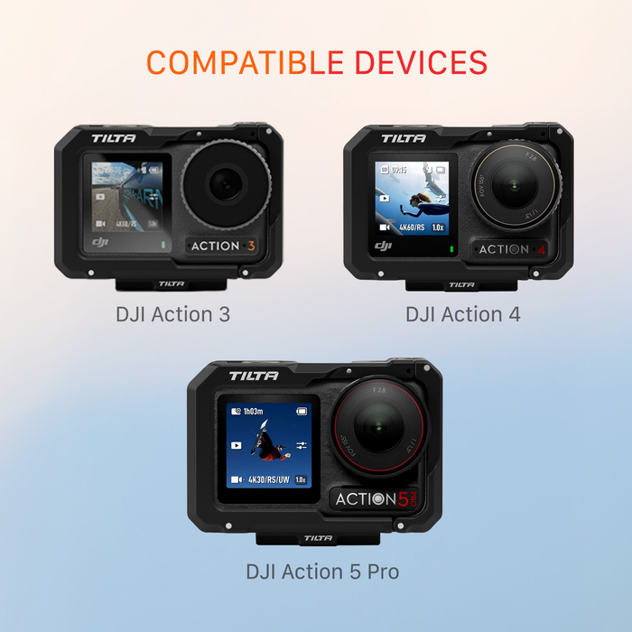 Tilta Full Camera Cage for DJI Osmo Action - Black