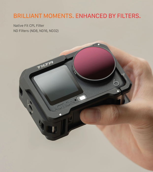 Tilta Filter Kit for DJI Osmo Action 6 (Set of 4)